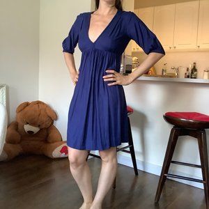 Sandro Navy Blue Dress